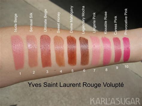 smalti ysl 2020|ysl lipstick swatches.